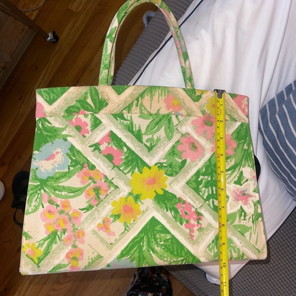 Beautiful 60s floral print handbag - Picture 5 of 7